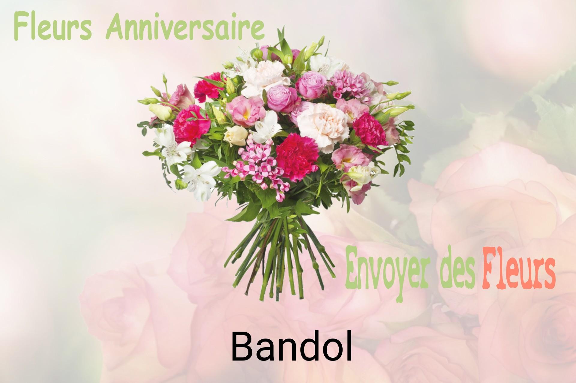 Bouquet de fleurs d’anniversaire livré à Bandol