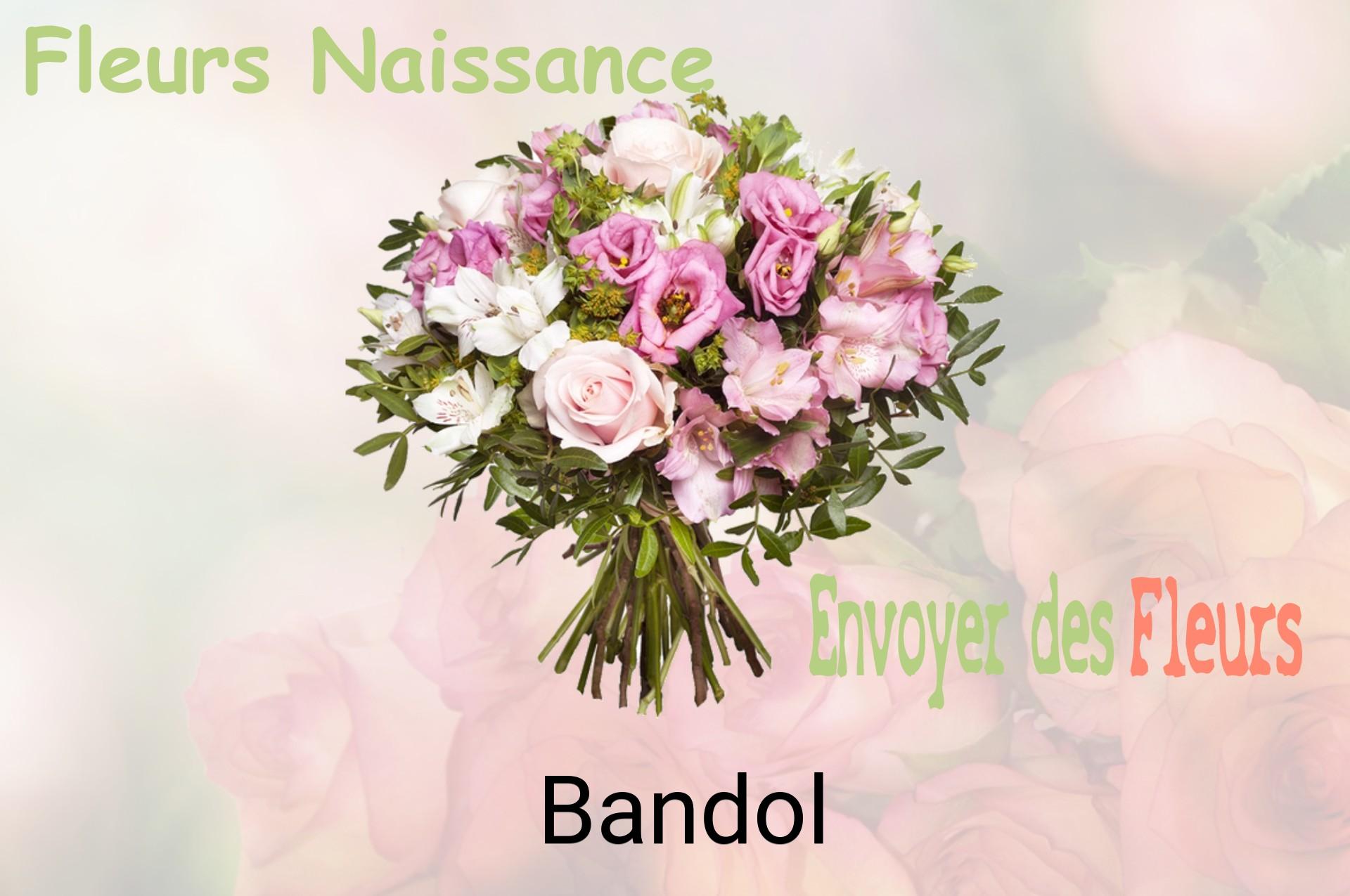 Bouquet de fleurs de naissance livré à Bandol
